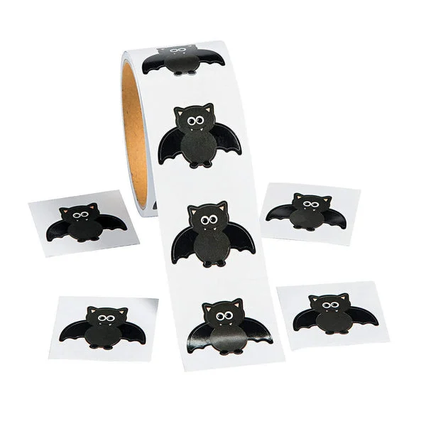 Bat Roll Stickers for Halloween