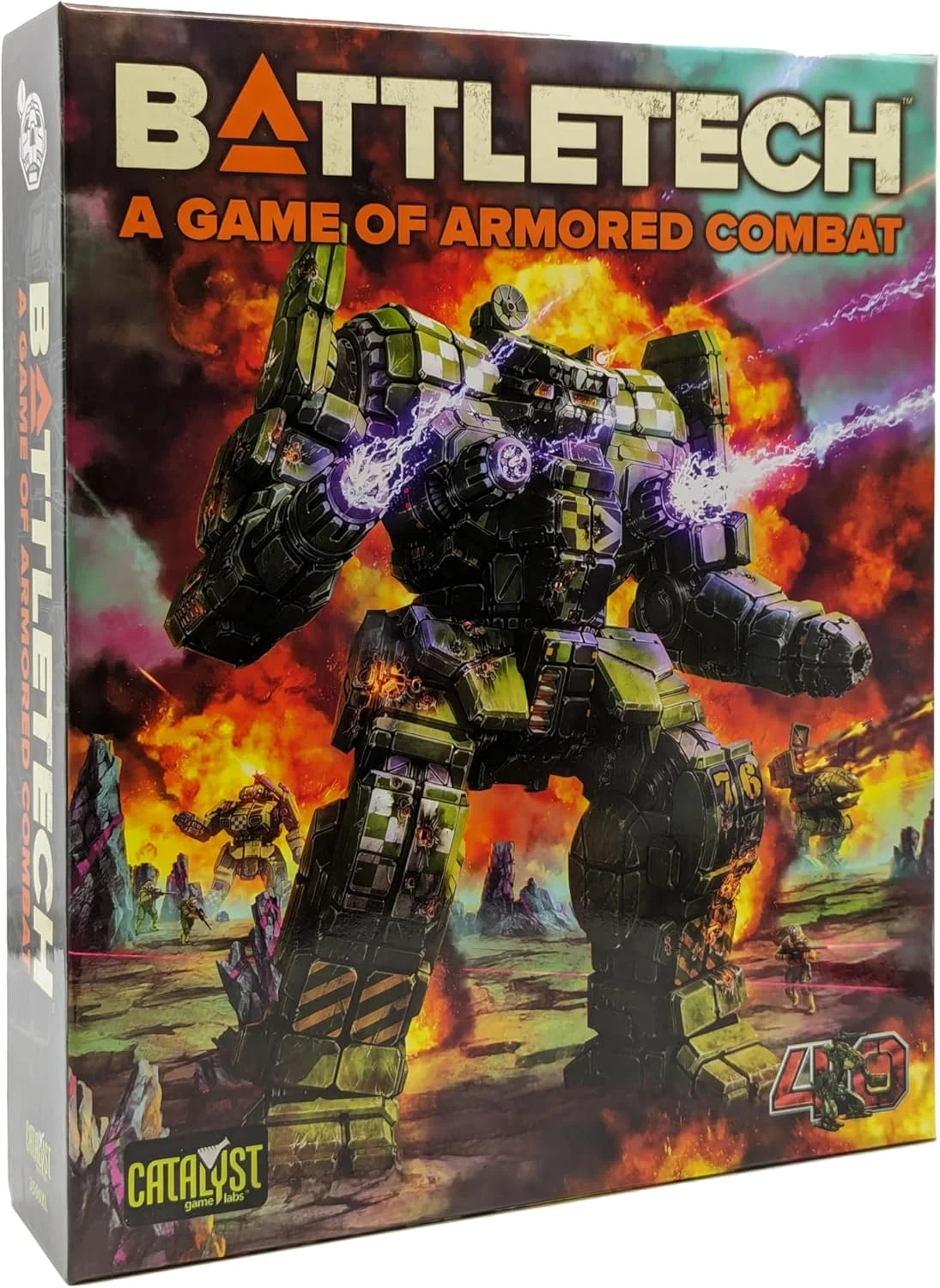 BattleTech Game of Armored Combat 40th Anniversary by Catalyst Game Labs, Strategy Board Game, for 2 Players and Ages 14+