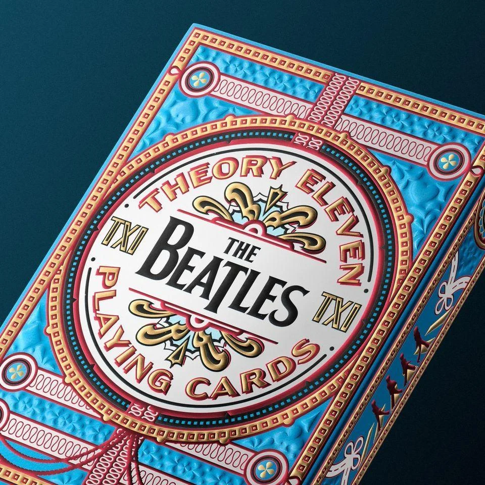 The Beatles Playing Cards - Blue