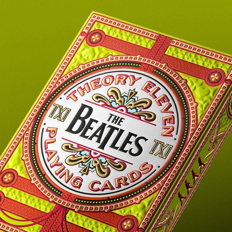 The Beatles Playing Cards - Green