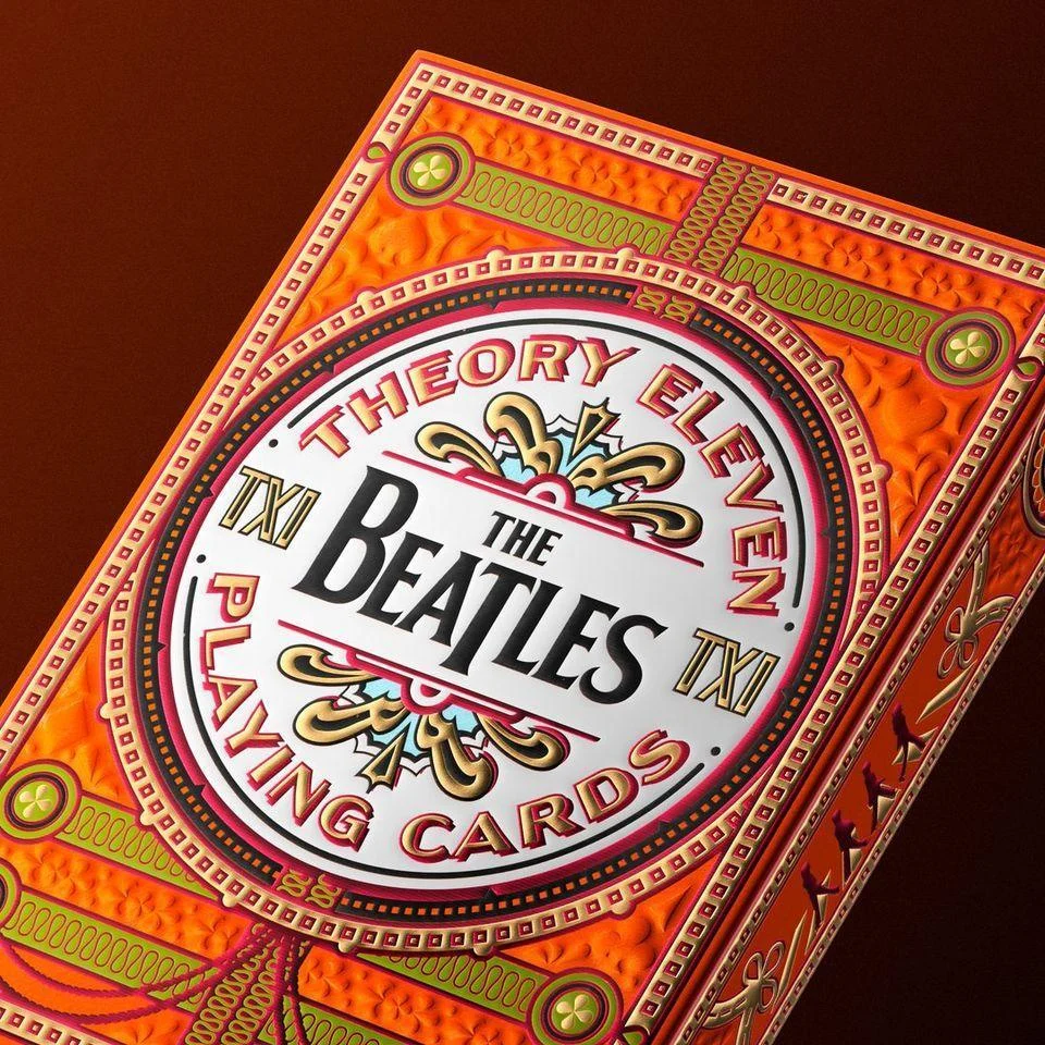 The Beatles Playing Cards - Orange