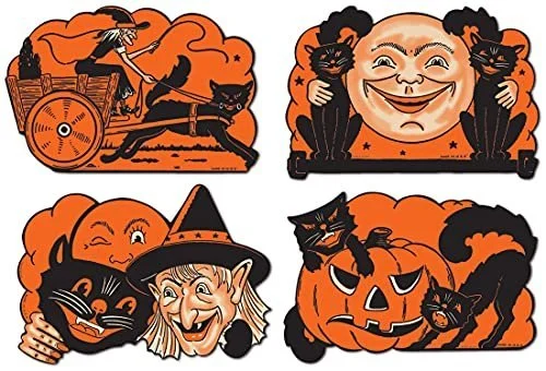 Beistle Halloween Cutouts, 9-Inch