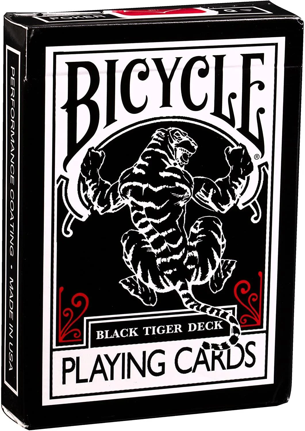 Bicycle Black Tiger Playing Cards