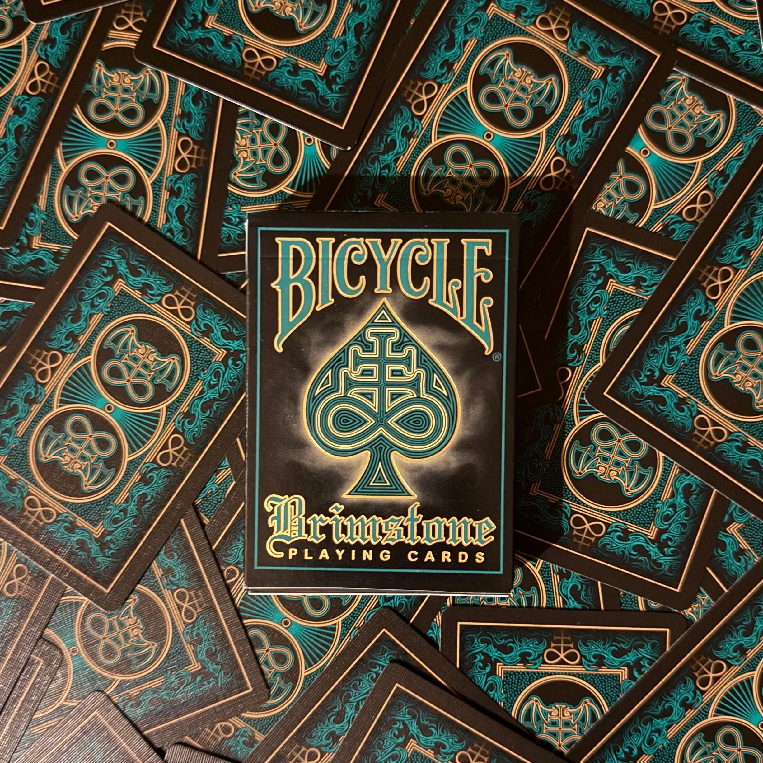 Bicycle Brimstone Playing Cards - Aqua