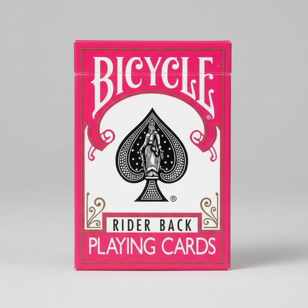 Bicycle Fuchsia Rider Back Playing Cards – Specialty Color Deck