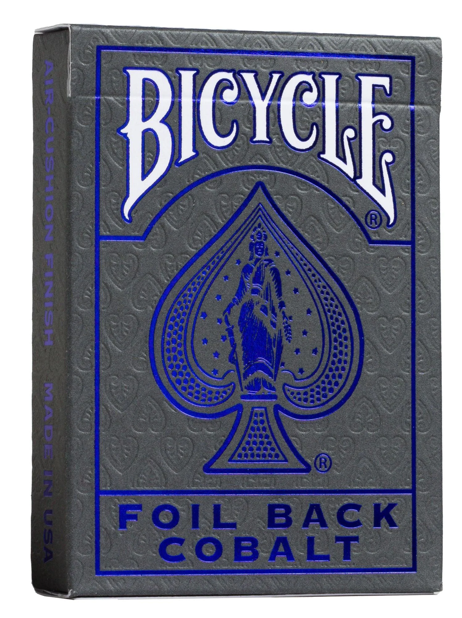 Bicycle Metalluxe Cobalt Rider Back Playing Cards - Blue