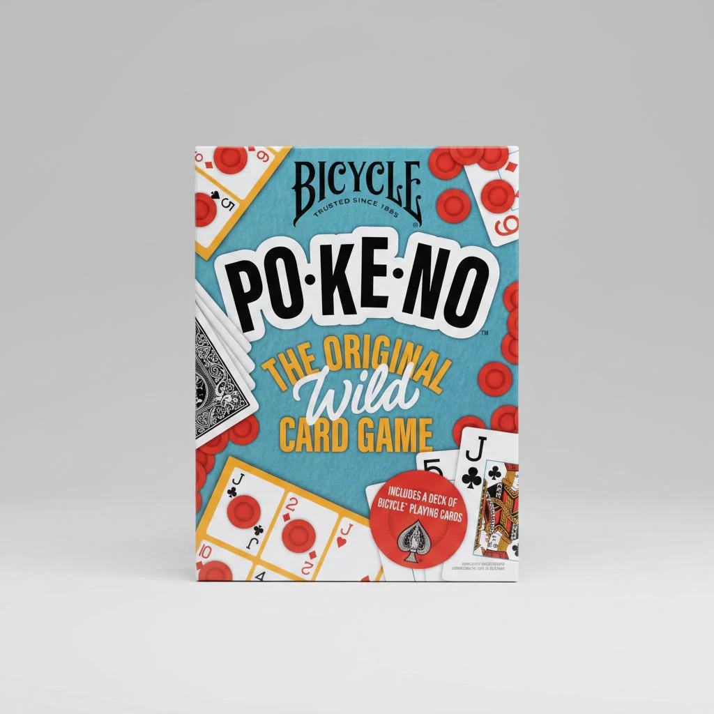 Bicycle PO-KE-NO Original Card Game – 12 Boards, 200 Chips & Deck