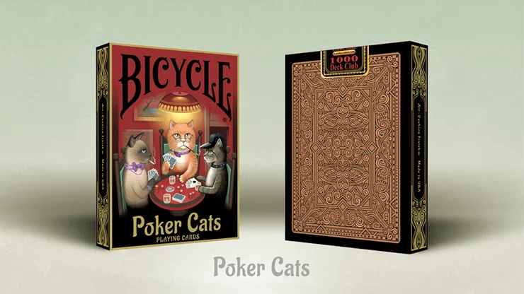Bicycle Poker Cats Playing Cards - Limited Edition