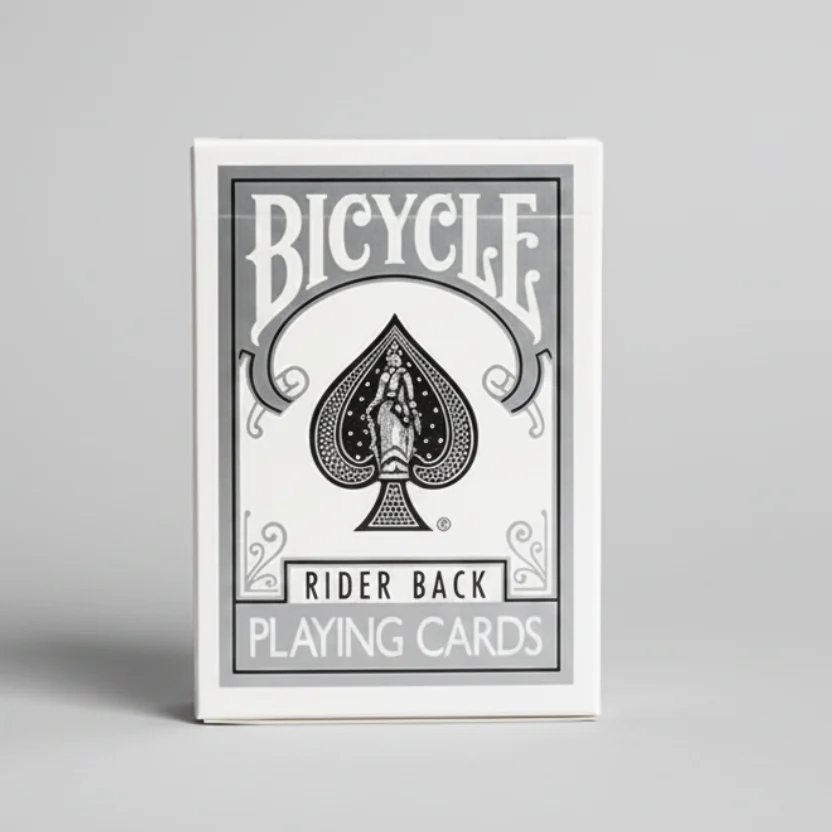 Bicycle Silver Rider Back Playing Cards – Specialty Color Deck