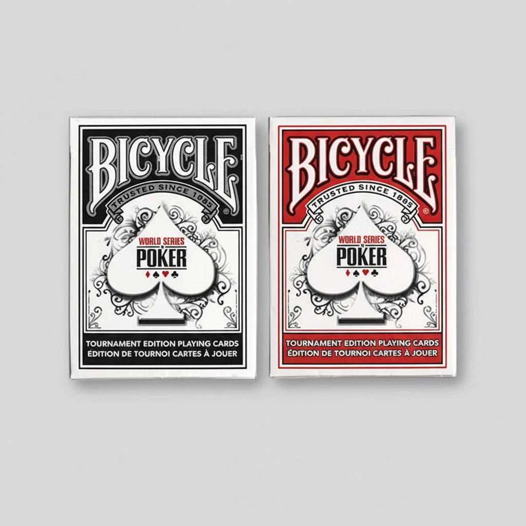 Bicycle World Series of Poker: Limited Edition Set #1 – Black & Red Tournament Decks