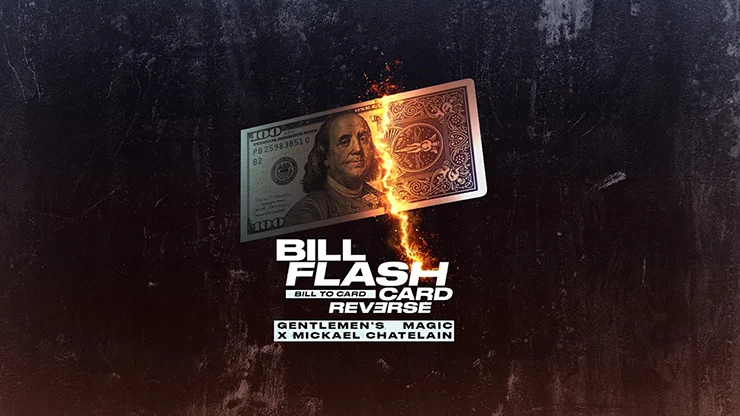 Bill Flash Card (Red) by Gentlemen's Magic X Michael Chatelain