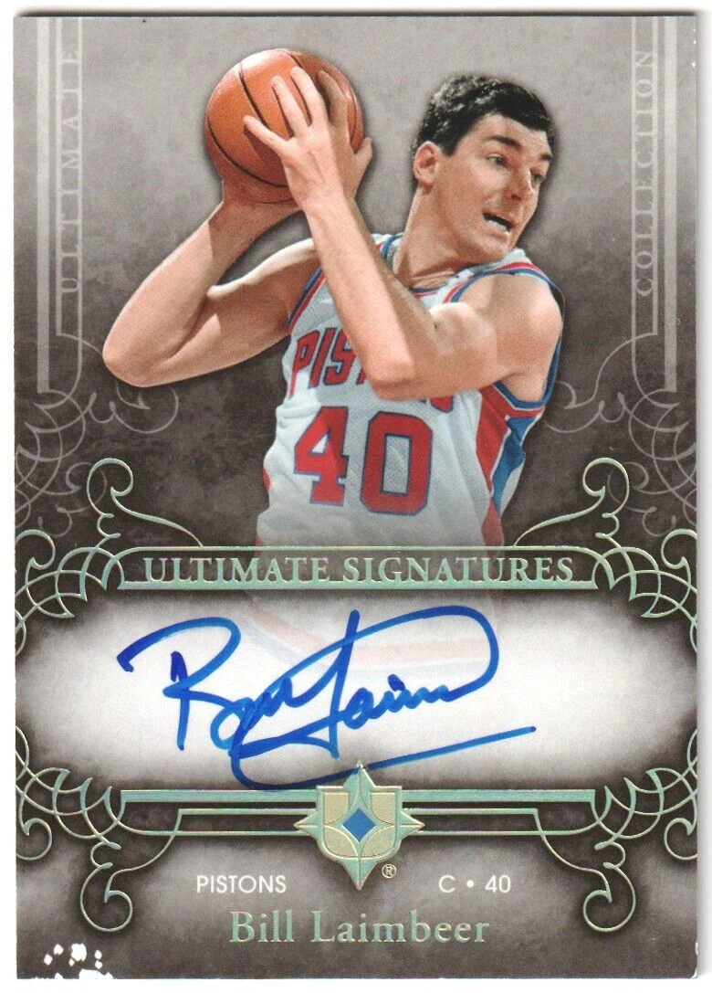 BILL LAIMBEER 2006-07 Upper Deck Ultimate Collection Autograph Auto- PISTONS