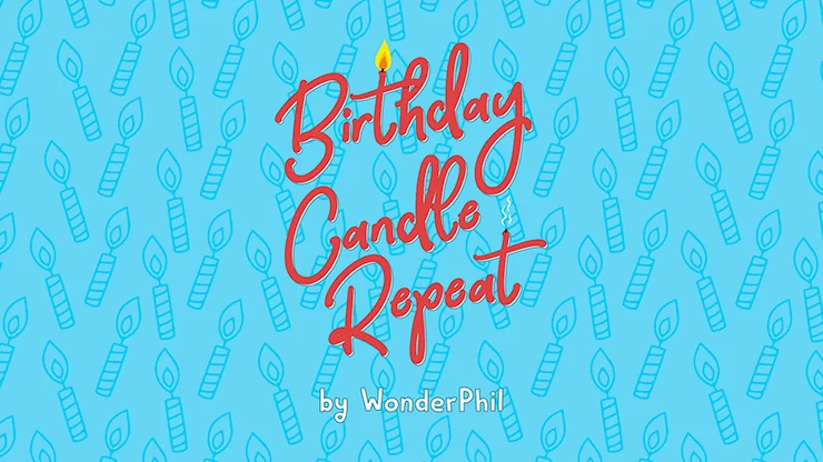 Birthday Candle Repeat (Gimmicks and Online Instructions) by Wonder Phil - Trick
