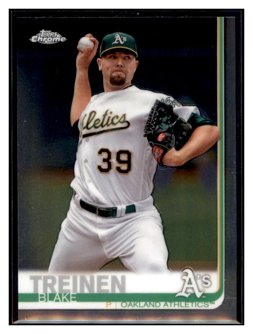 Blake Treinen 2019 Topps Chrome Baseball CardCBT1B