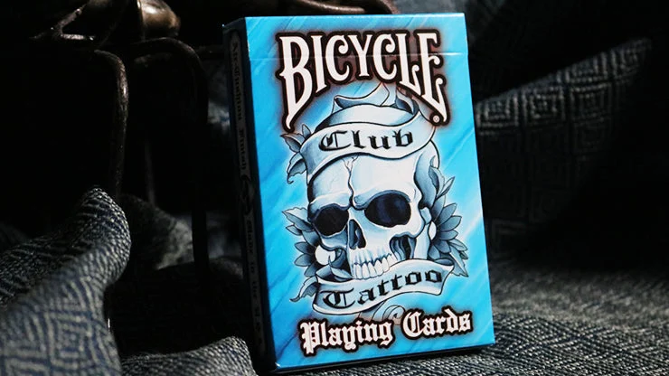 Blue Bicycle Club Tattoo Playing Cards