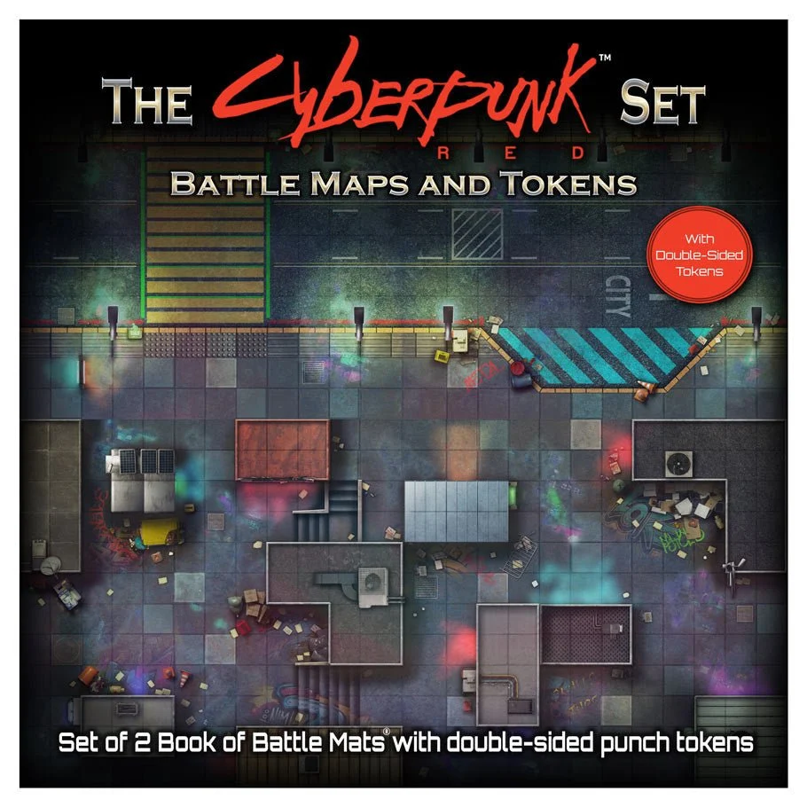 Book of Battle Maps & Tokens for Cyberpunk RED