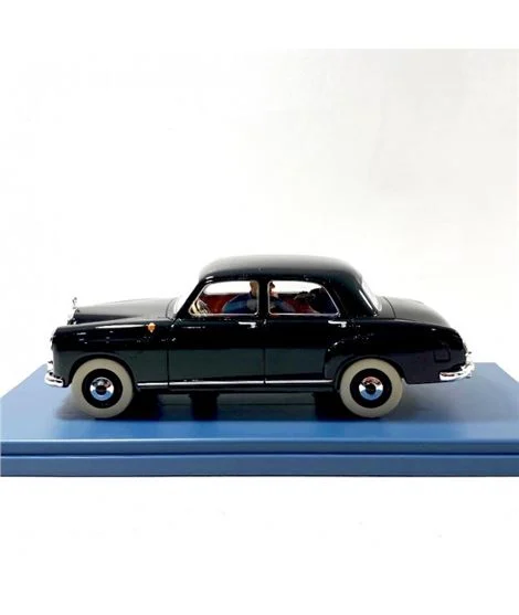 Border Agents' Black Mercedes Resin Figurine 1/24 Scale