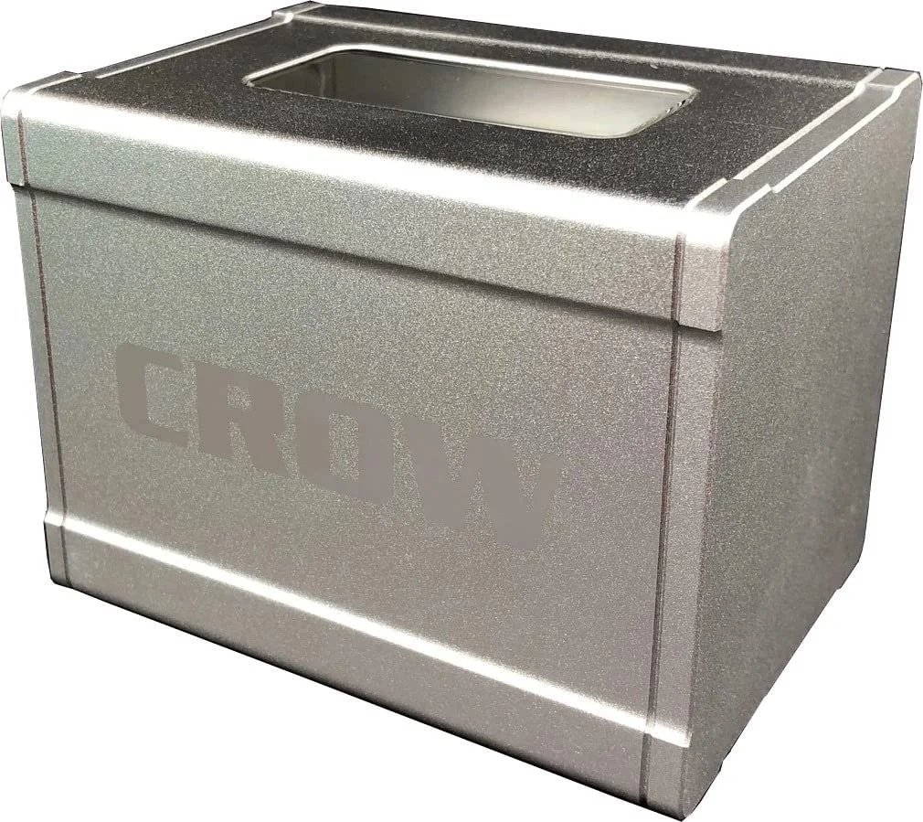 Box Gods Crow Deck Box - Silver