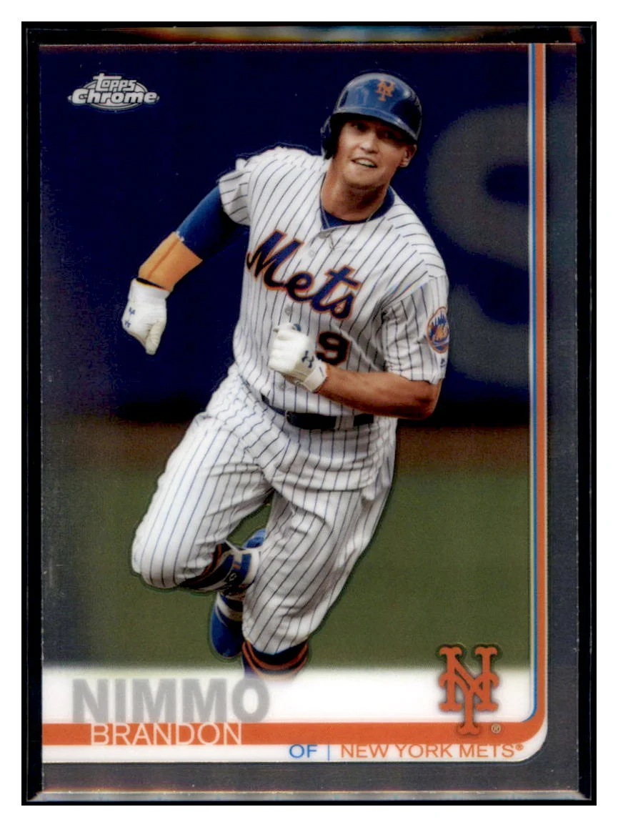 Brandon Nimmo New York Mets 2019 Topps Chrome Baseball CardCBT1C