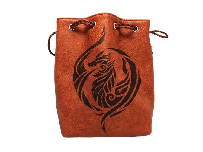 Brown Leather Lite Dice Bag