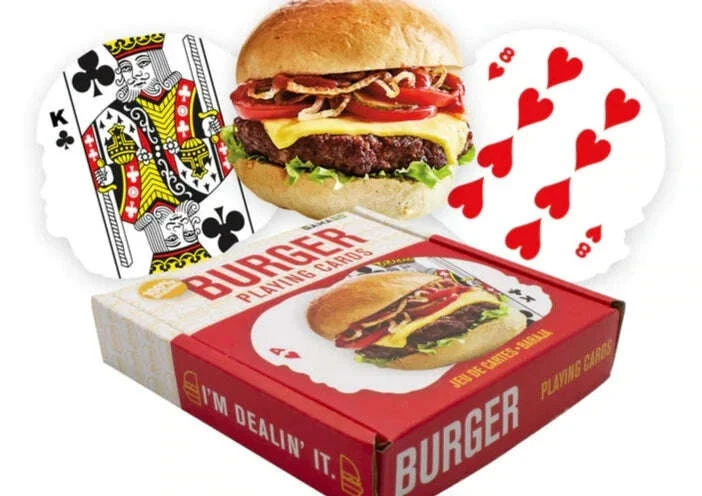 Burger Shaped Playing Cards GAMAGO