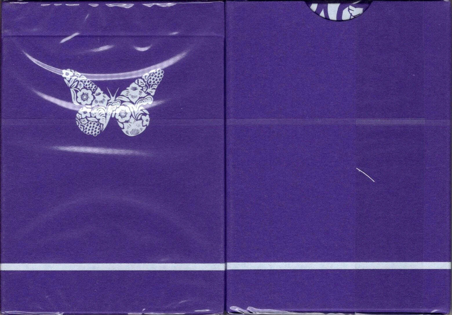 Butterfly Royal Purple Playing Cards Cartamundi