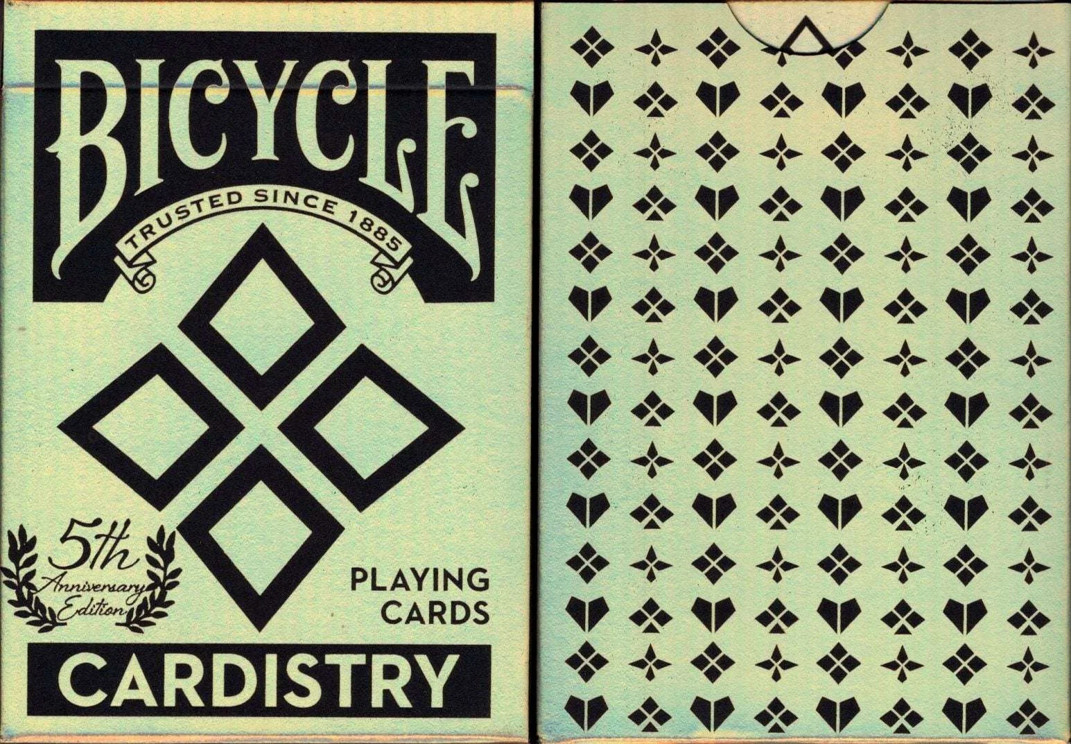 Cardistry 5th Anniversary Gold Foil Box Bicycle Playing Cards
