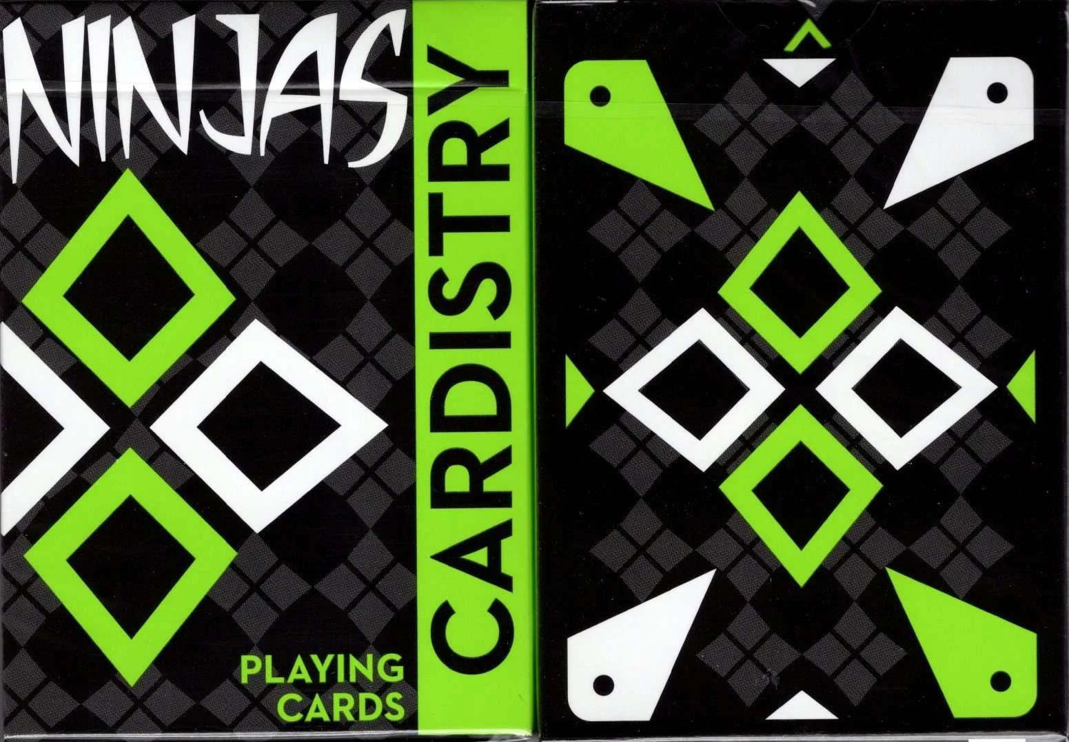 Cardistry Ninjas Kiwi Green Playing Cards USPCC