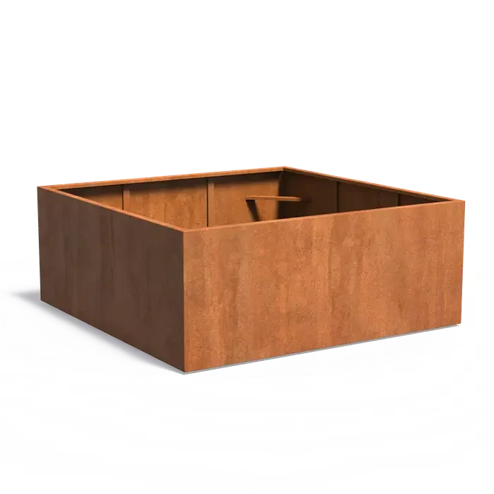 Carrez Corten Steel Square Planters