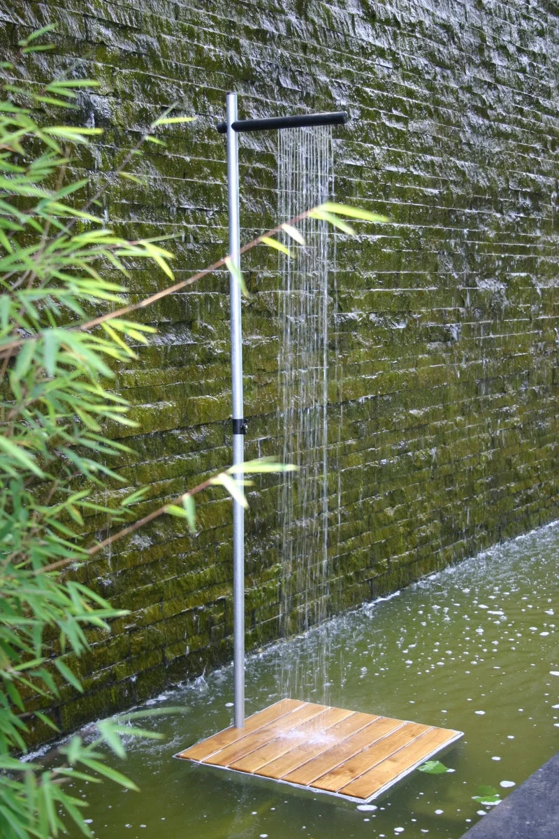 Cascade Minimalist Outdoor Shower
