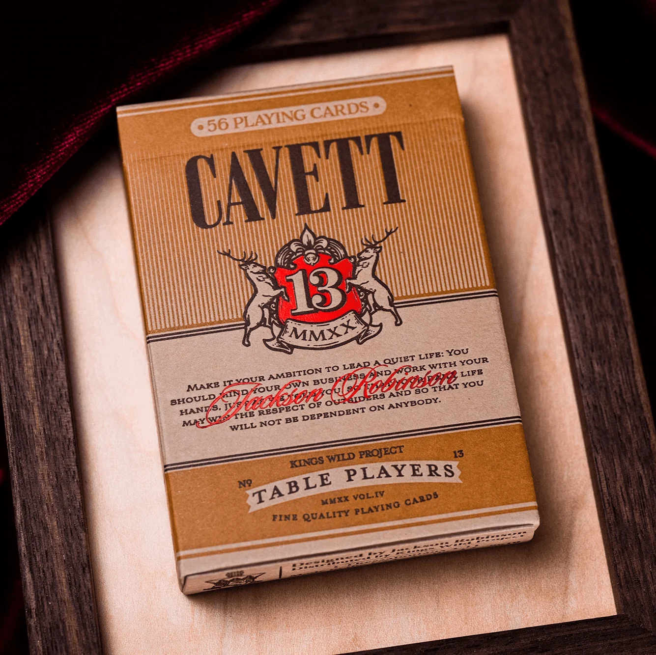 Cavett Playing Cards by Kings Wild Project
