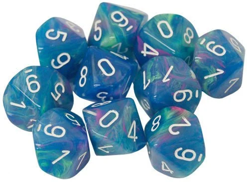 Chessex Borealis D10 10ct