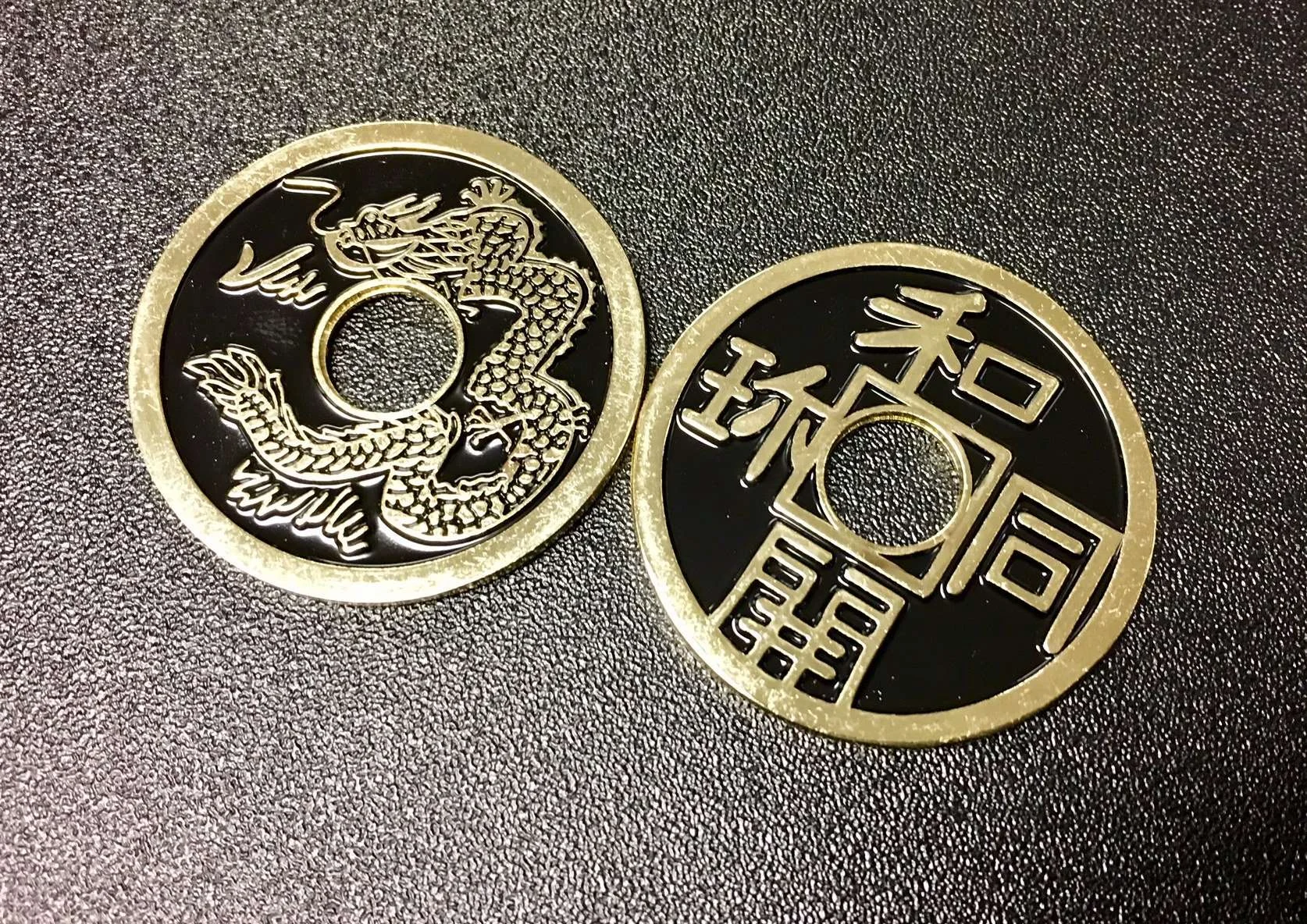Chinese Coin Ike Dollar Size