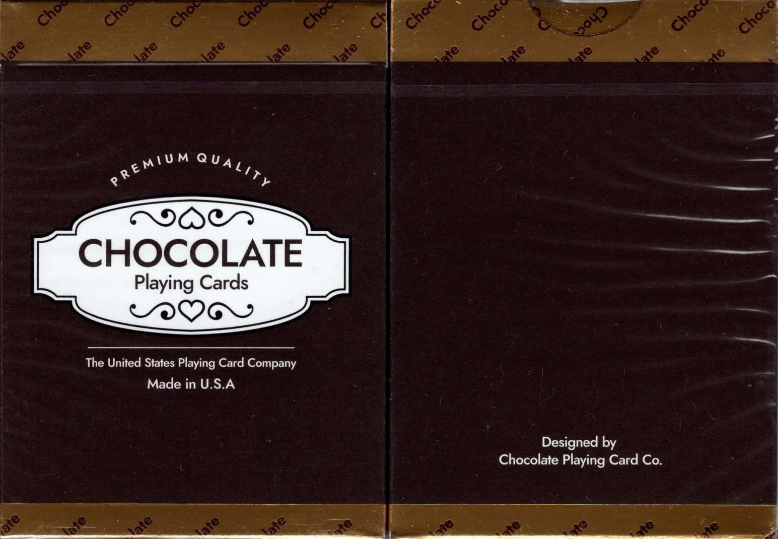 Chocolate Luxury Playing Cards USPCC