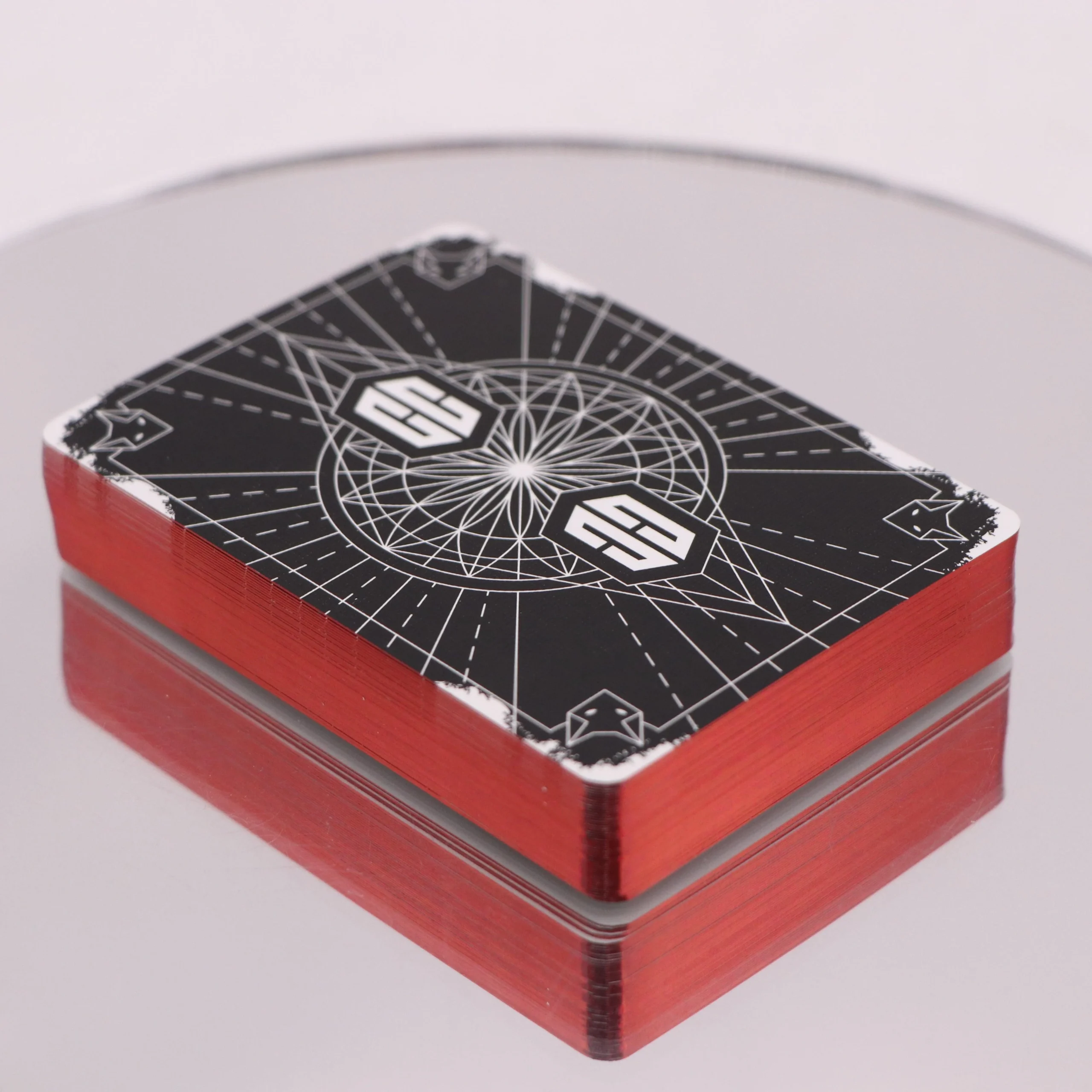 Chris Cards Gilded Red Playing Cards