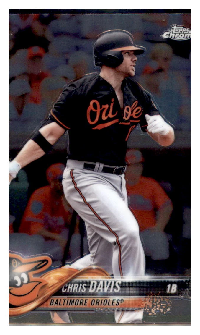 Chris Davis 2018 Topps Chrome Baltimore Orioles #16 Baseball Card M32P2