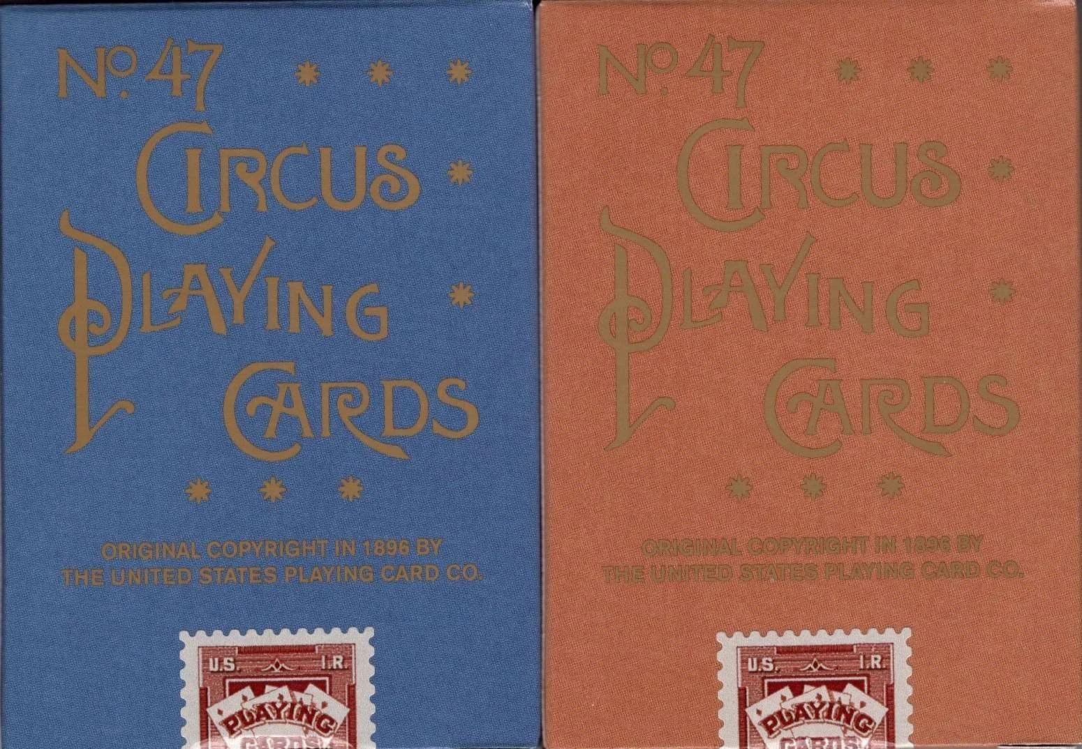 Circus Reproduction Playing Cards USPCC