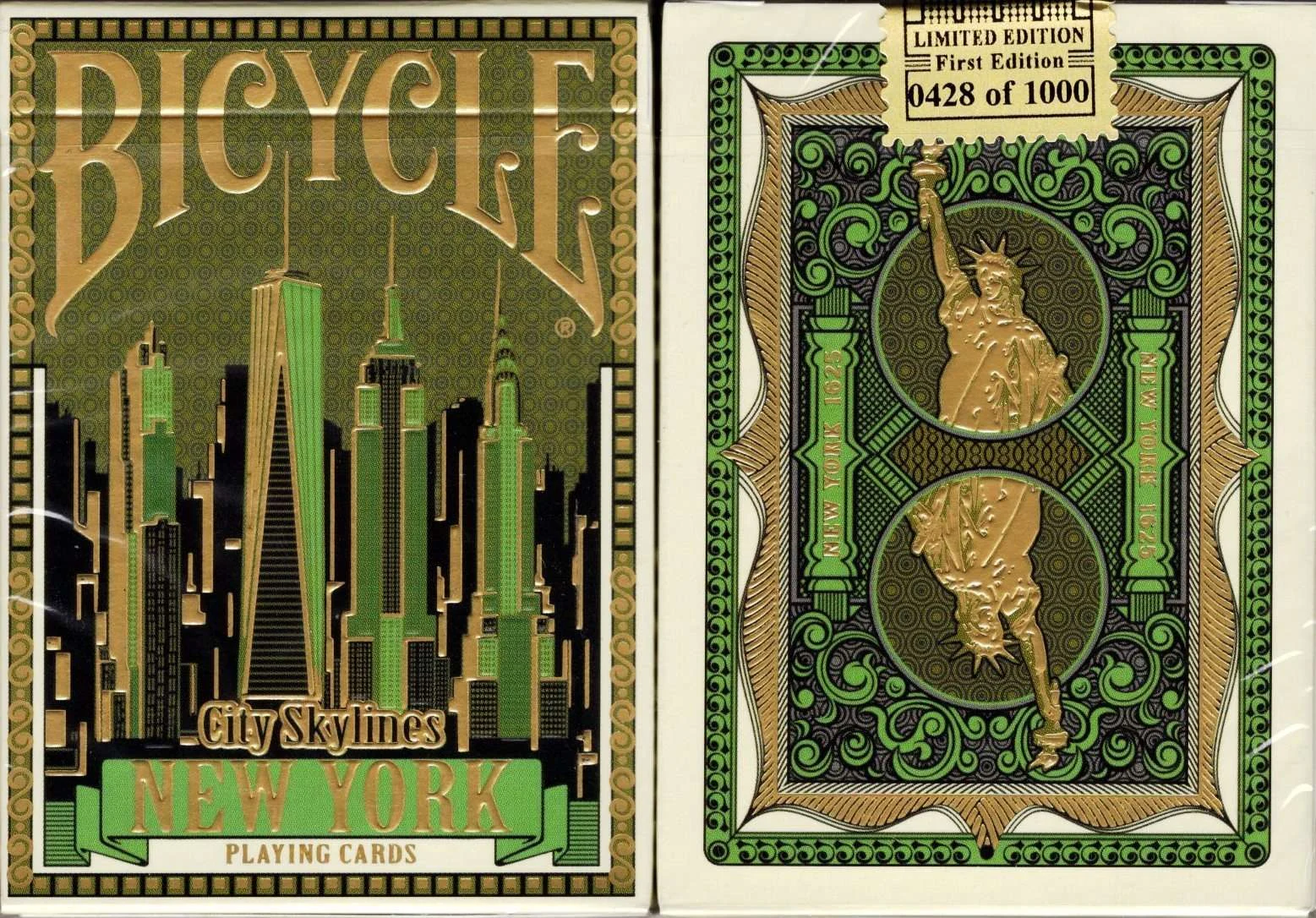 City Skylines New York Bicycle Playing Cards