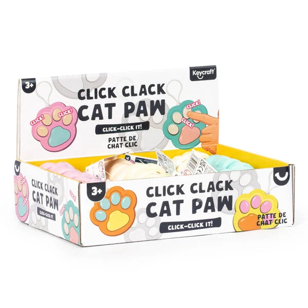 Click Clack Cat Paw Fidget Toy - Assorted Styles