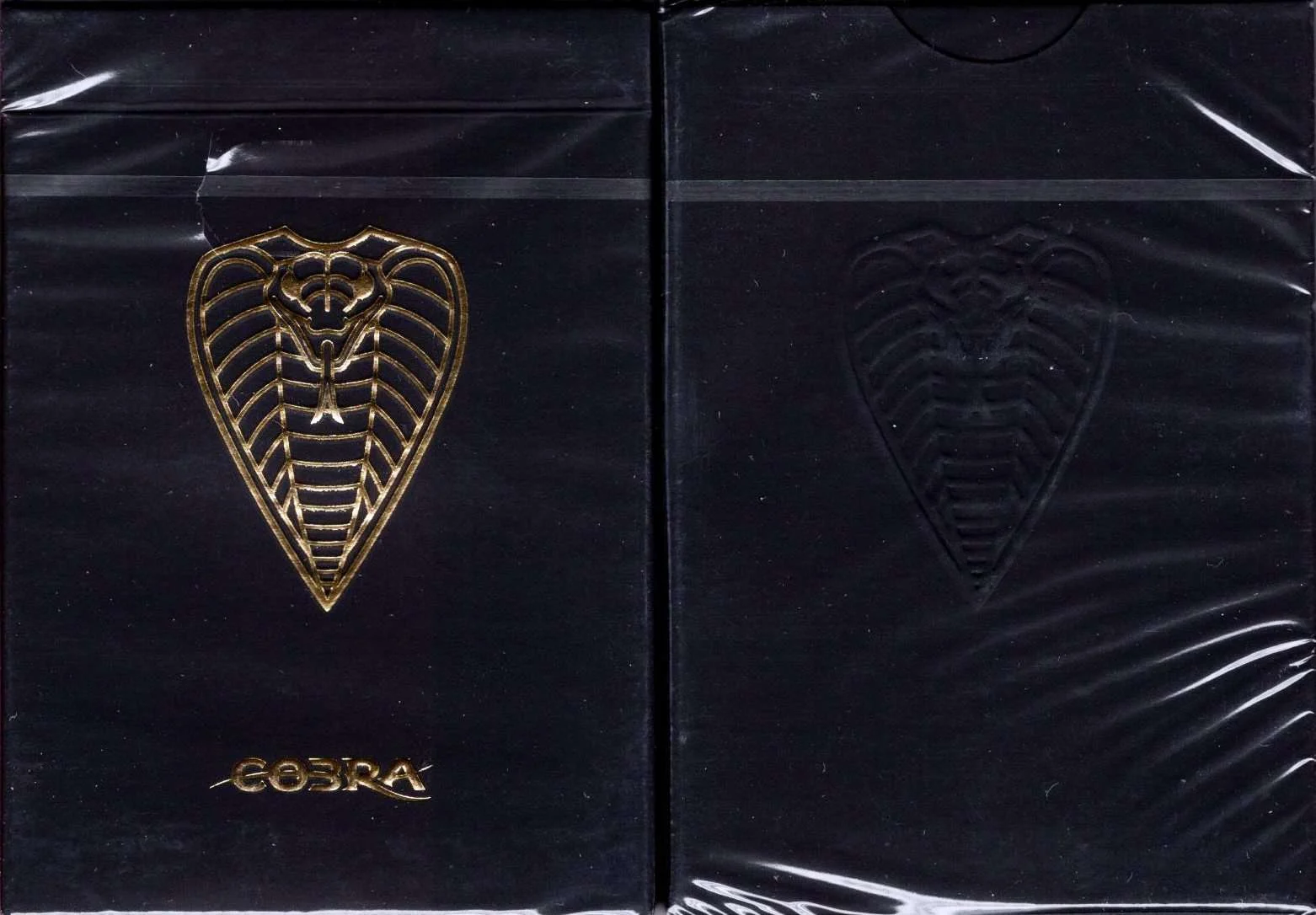 Cobra Black Playing Cards Cartamundi