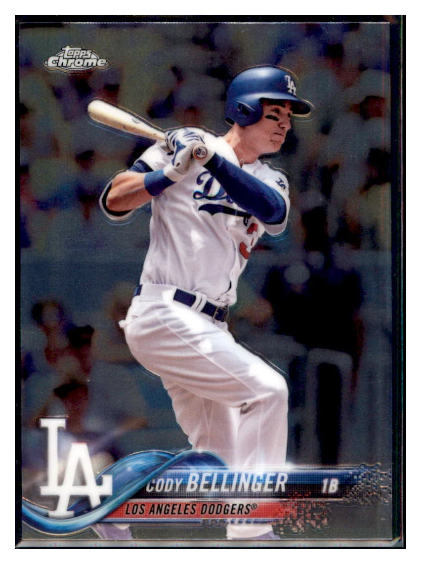 Cody Bellinger 2018 Topps Chrome Los Angeles Dodgers #132 Baseball Card M32P3