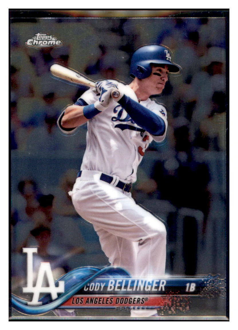 Cody Bellinger Los Angeles Dodgers #132 2018 Topps Chrome Baseball Card M32P3_1a