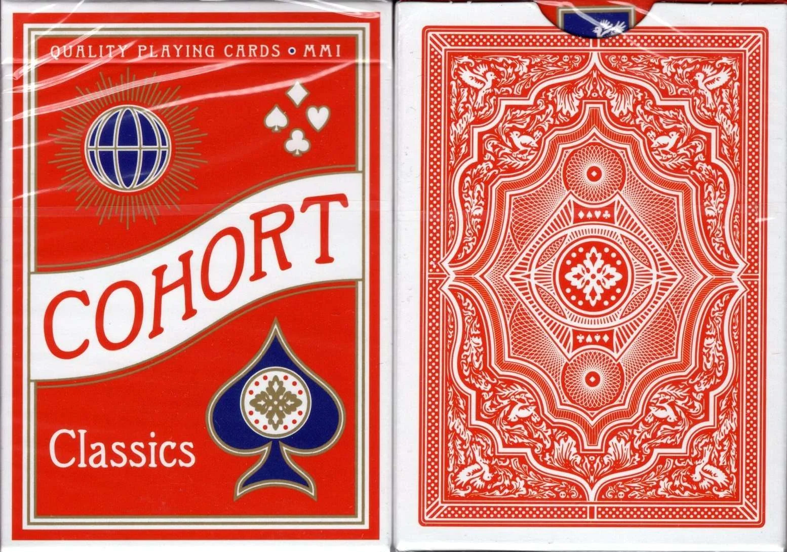 Cohort Red v2 Marked Playing Cards Cartamundi