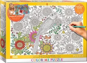 Color-Me Puzzle: Beautiful Garden