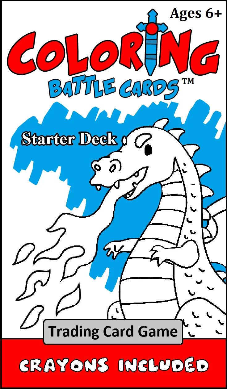 Coloring Battle Cards:Starter Deck (Knights theme)