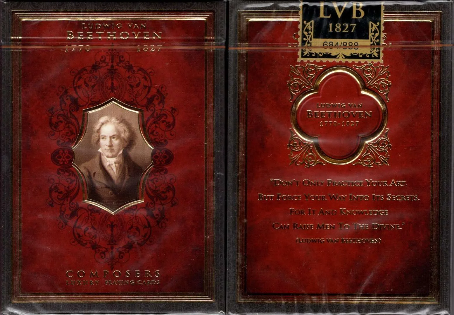 Composers Beethoven Playing Cards NPCC