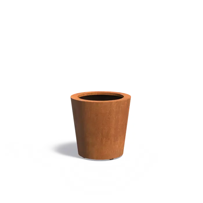 Conic Large Corten Steel Planters