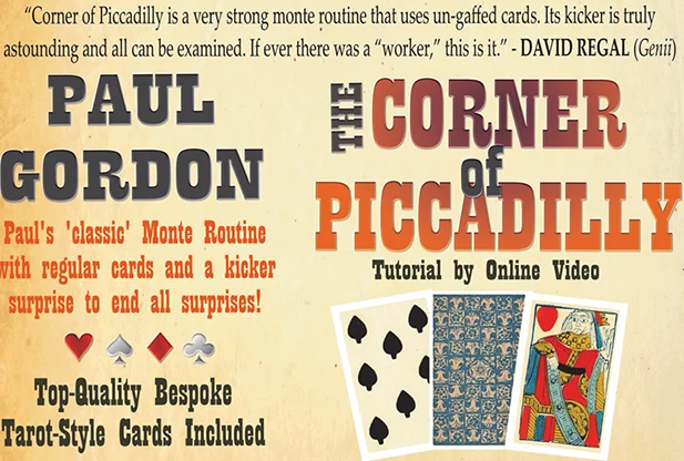 The Corner of Piccadilly Card Trick