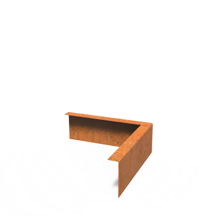 Corten Steel Edge Corner Set Available in 2 Styles & 5 Sizes