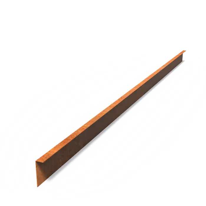 Corten Steel Set Edge Top Available in 2 Styles & 5 Sizes